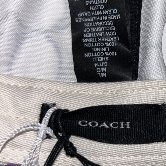 SALE NEW Coach Rainbow Signature Baseball Hat - Picture 12 of 16